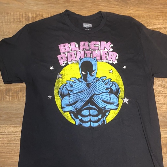 MARVEL Black Panther Crew Neck Graphic T-shirt, Size Medium - Picture 2 of 3
